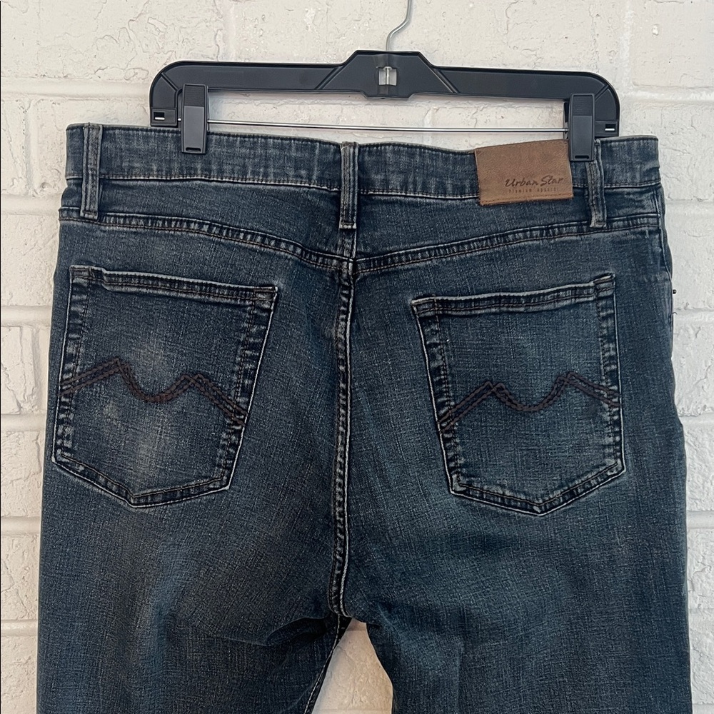 Wrangler Dark Blue Straight Jeans size 36 x 34 - Picture 6 of 11